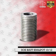 Exhaust Bolt Socket 10 - 12 mm (10 x 1.25 - 12 x 1.25) m10x12 10x12 threaded iron socket