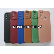 Soft Case Macaron infinix HOT 10 Play Pelindung Camera