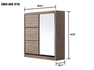 Wardrobe 2 Sliding Door 4x6.5FT & 5x6.5FT
