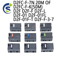 10Pcs Origina mouse micro switch Mouse Button D2FC-F-7N 20M OF D2FC-F-K(50M) D2F D2F-F D2F-L D2F-01 