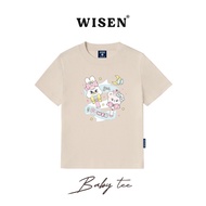 Baby Tee WISEN Local Brand 100% Premium Cotton Unisex T-shirt Bear Pattern "Get Power"