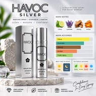 Havoc Silver Mossy, Green, Aldehydic Chypr Parfume for men's/ Mens Perfume/ Lelaki Perfume, 80ml