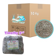 TIMOTHY HAY REPACK 10kg by OCEAN HAY 2nd Cut /rabbit food guinea pig chinchilla rabbit food