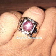 Gemstone Ring Ruby Star Top Star 6natural RAYS / Genuine Ruby Starnatural Original