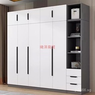 Bedroom Wardrobe Simple Storage Hanging Closet Storage Cabinet Small Apartment Swing Door Rental Roo