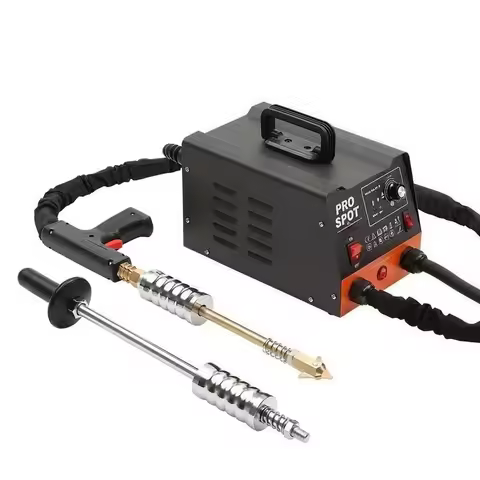 Stud Welder Dent Repair Kit, 3KW Spot Welder Dent Puller with 6 Welding Modes, Auto Body Spot Weldin