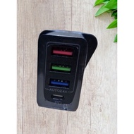 Pd Charger + 2.4A Charger Adapter 3 2.4A Socket Usb & 1 Pd Charger Adapter