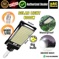 [HIGH QUALITY ] Solar LED 8000W light lampu 太阳能 waterproof matahari lighting 8000 watt