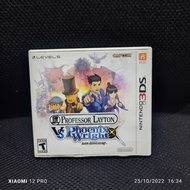 Professor Layton Vs Phoenix Wright 3ds game