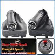 Replacement Gear Shift Knob with Boot & Lever Handle for 02-09 Old Model VW Polo 9N 9N2 9N3 Manual T