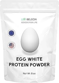 Egg White Protein Powder 8 oz - for Baking, Meringues, Protein Shake, for Cooking Vegetarian, Meat, 