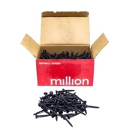 MILLION Gypsum Screws Gypsum Steel Drywall Screws MILLION 1 box 1 box 1 box 1 pack 1", 1 1/ 4", 1 1/