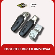 DUCATI Footsteps Pair of DUCATI Rear Footrests BASTEP BOSTEP REAR FOOTSTEP DUCATI PAIR