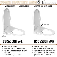Bidet Seat Cover - Non Electric (D Shape) - Left Inlet Or Right Inlet / Tempat Duduk Tandas Jamban  
