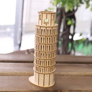Jigzle 3D立體木拼圖 | 建築物系列 比薩斜塔 | 超療癒