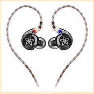 FiiO FH11 1DD+1BA Hybrid In-Ear Monitors Earphone New Generation 10mm Diaphragm IEM 0.78mm 2Pin Head