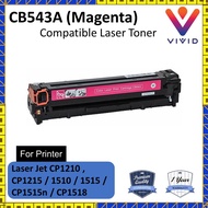 Compatible CB543A CB543 543A 543 Color Toner for HP Color LaserJet CP1215 CP1515