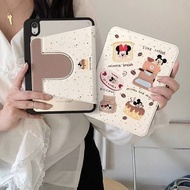Cartoon Cartoon Anime iPad Air 4/5/6/7 Protective Case 9th Generation Rotating Acrylic 8th Generatio