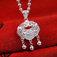 Silver Lock Necklace Children