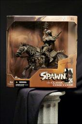 (現貨供應）BenToy 麥法蘭SPAWN 24代 經典漫畫封面系列 DARK AGE 戰馬Hellspawn精裝盒