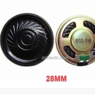 5pcs SMALL SPEAKER 8ohm 0.5W 0.5W 8R 0.5W diameter 28MM