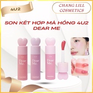 [4U2] 4U2 Liquid Blush Heart Cap Dear Me Liquid Blush Vegan
