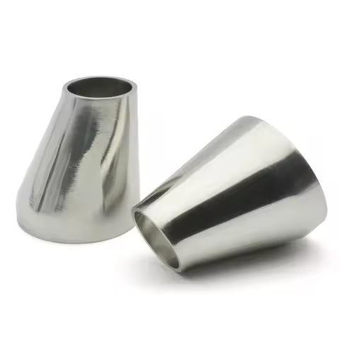 19/25/32/38/45/51/57/63/76/102mm OD Butt Welded Eccentric Reducer Pipe SS304 Stainless Steel Sanitar