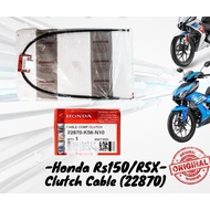 CLUTCH CABLE / CLUTCH WIRE ASSY  HONDA 100% ORIGINALS PART RSX150 RS150 RS 150 RSX 150  *** 22870-K5