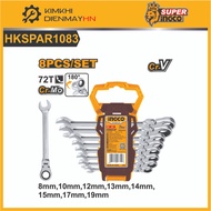 INGCO HKSPAR1083 8-piece flexible rotary wrench set Flexible Wrench Set