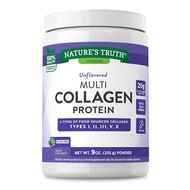 Natures Truth Multi Collagen Powder 9 oz Type I II III V X Hydrolyzed Collagen Peptide Protein Powde