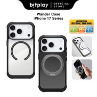 Bitplay Wander iPhone Case For 17 Pro Max/Pro/Air Transparent Phone Case with Magnetic Stand ring