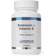 Douglas Laboratories Selenium + Vitamin E | 400 I.U. of Natural Form of Vitamin E and 50 mcg. of Sel