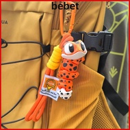 BEBET Leopard Gecko Keychain, Big Eyed  Printed Gecko Backpack Charm, Gifts Cute Animal Shape Leopar