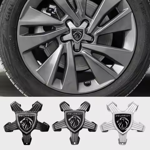 4pcs for Peugeot 308 408 508 3008 4008 5008 Wheel Center Cover Hub cap Lion Claw Shield 98366785XK Y