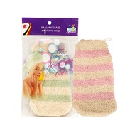 Tono Hygiene Exfoliating Loofah Bath Shower Body Scrubber Glove Span Cuci Badan (1 Pcs/Pack)