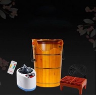 恆溫泡腳蒸汽熏蒸木桶