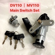 Demak DV110 MV110 DV 110 MV 110 DV-110 MV-110 Ignition Main Switch Full Set Mainswitch Switch Suis K