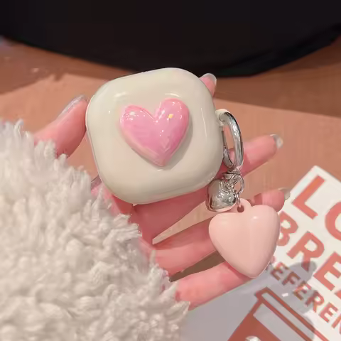 For Samsung Galaxy Buds 2 Pro Case For Buds Pro Live FE Case Soft TPU Love Apple Cover Galaxy Buds2 