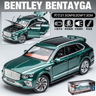 Bentley Bentayga Luxury Suv รุ่นรถขนาดใหญ่จําลองของเล่นของขวัญ 1:24 รถยนต์สะสมรุ่น
