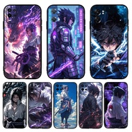 Fashion TPU black silicone phone case Anime Naruto Sasuke（K-7） for Realme Narzo 70X N65 GT neo 3T P1