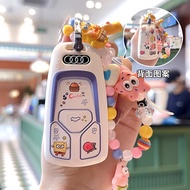 Audi A4L Key cover A3L Cute car protective cover q5l a6l New Car Model Q3L Q5L Car Keychain PFEL