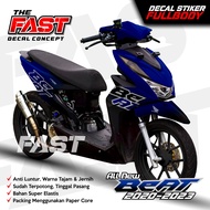 (COD) DECAL STIKER Beat Deluxe FULLBODY 2020-2023 Bunglon New Variasi Hitam Decal Sticker Honda Beat