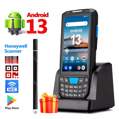 PDA Android handheld terminal Honeywell barcode scanner 1d laser 2d QR portable data collector termi