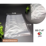 HD Plastic Bag / Food Packaging / Hot Meal Storage HDPE Plastic (5"x8") [1kg]