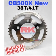 RK REAR SPROCKET HONDA CB500X NEW 38T-41T HONDA CB500X 2018 NEW SPROCKET BELAKANG  REBEL 500 CMX Acc