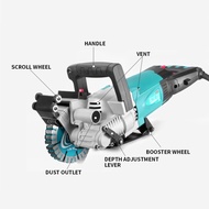 New CW7-125B Slotting Machine 220V One-Time Forming Dust-Free Hydropower Cutting Machine High-Power 