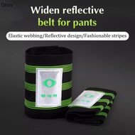 [Dhin] Reflective Widened Bike Strap, Mountain Bike Road Bike Leggings, Bike Widened Strap, Belt Strap COD