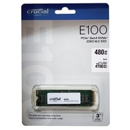 Crucial E100 480GB Gen4 M.2 2280 SSD, CT480E100SSD8