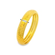 Top Cash Jewellery 916 Gold Bubble Design Full Ring