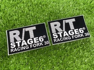 สติ๊กเกอร์ติดโช้ค STAGE 6 (1ชุด : 2ใบ) -แท้